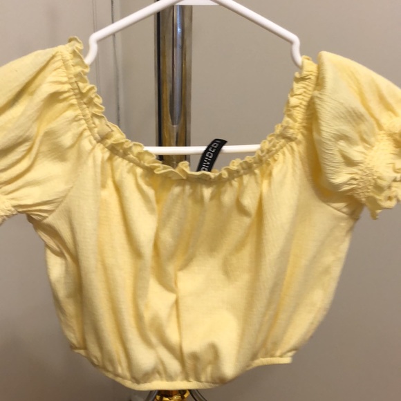 H&M girls Short Off-the-shoulder Top - Picture 3 of 8